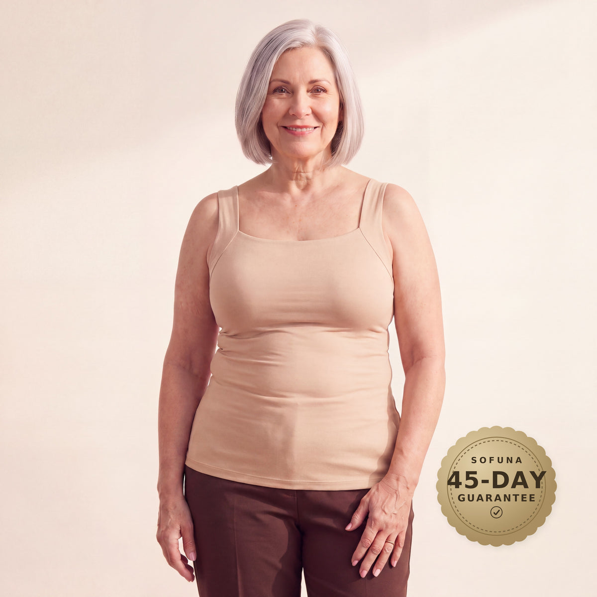 The Sofuna Built-In Comfort Bra Tank Top